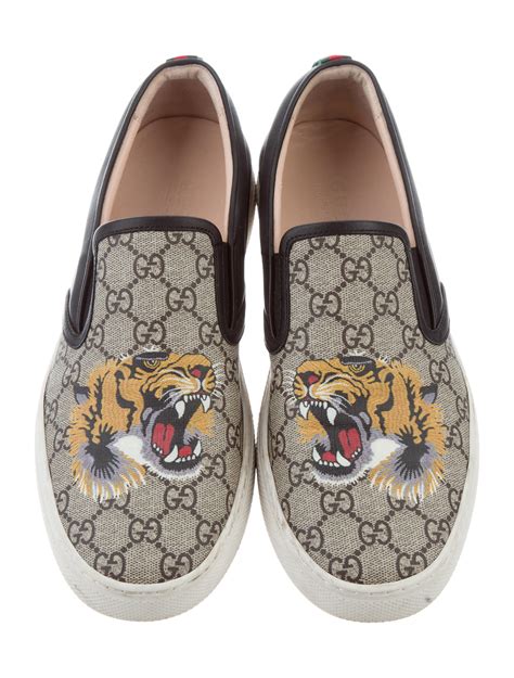 cheap gucci tiger shoes|gucci tiger shoes slip on.